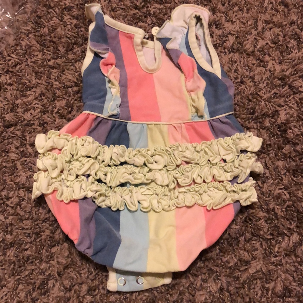 CUTE RuffleButts Romper - Picture 2 of 4